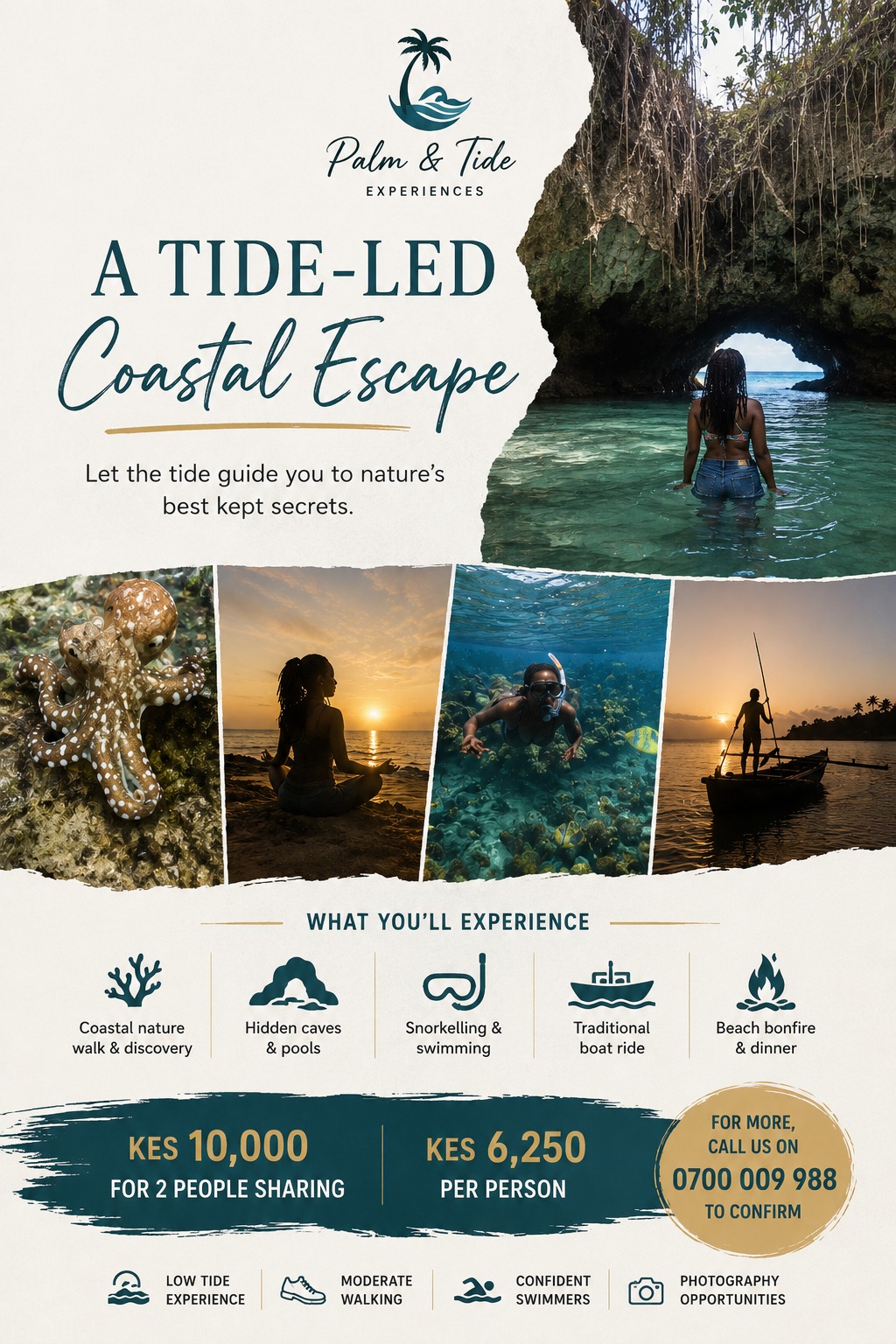 A Tide-Led Coastal Escape, Diani, Kenya